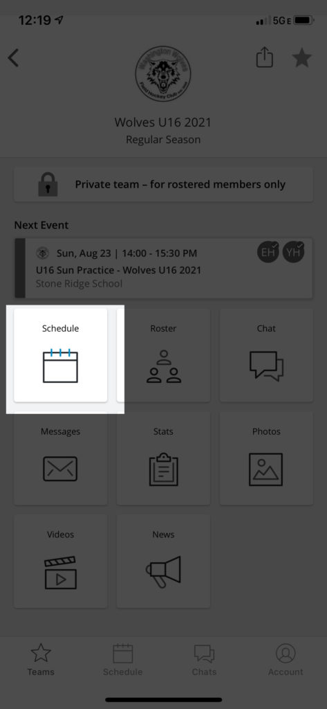 SportsEngine Instructions Subscribe To The Team Calendar Washington 
